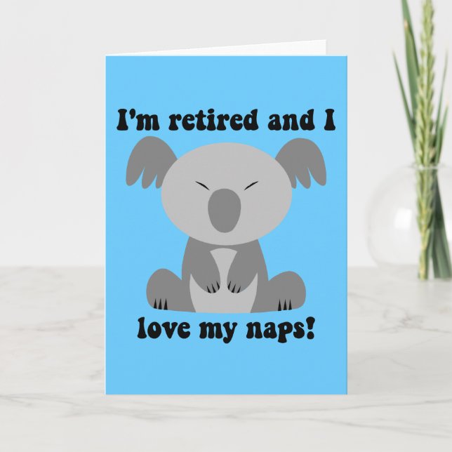 Funny retirement humour card (Front)