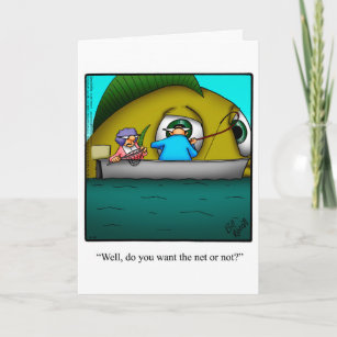 Retirement Plan Fishing Gift Funny Card