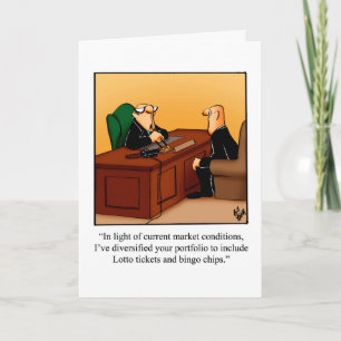 Funny Retirement Humour Greeting Card
