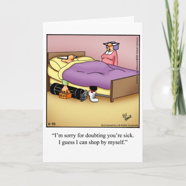 Funny Retirement Humour Greeting Card "Spectickles (Front)