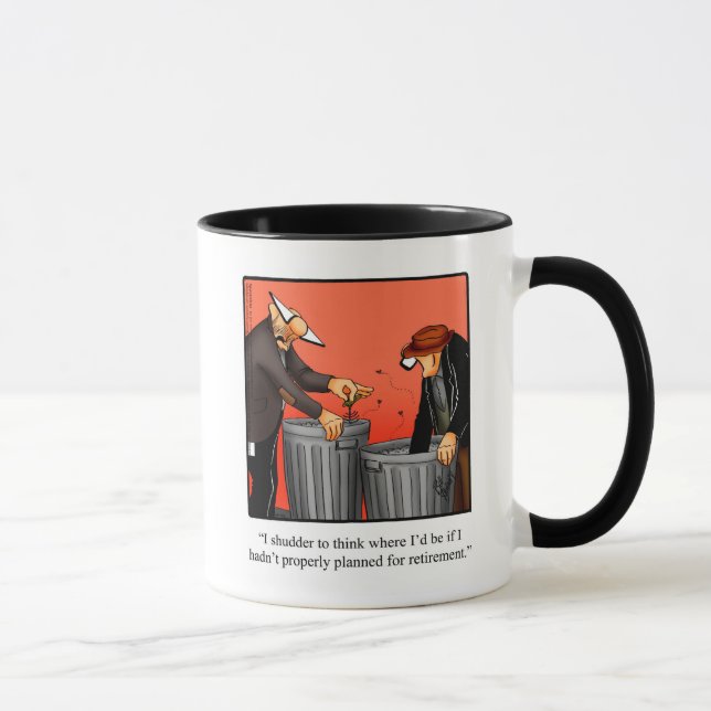 Funny Retirement Humour Mug Gift (Right)