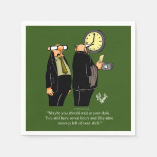 Funny Retirement Humour Party Napkins