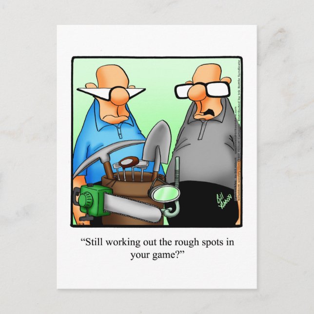 Funny Retirement Humour Postcard "Spectickles" (Front)