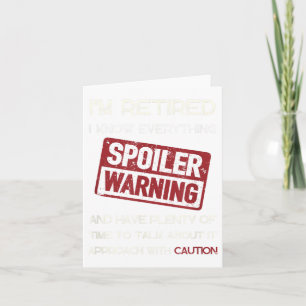 Funny Retirement Men Women Retiree Warning Im Reti Card