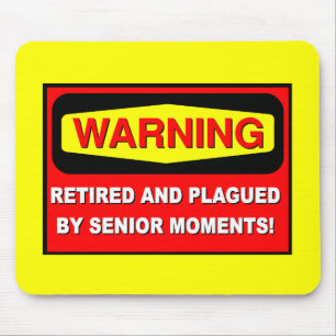 Funny retirement mouse mat