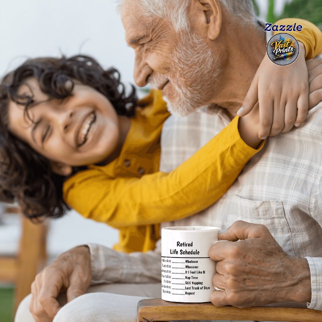 Funny Retirement Mug - Retired Life Schedule (Funny Retirement Mug - Retired Life Schedule
)