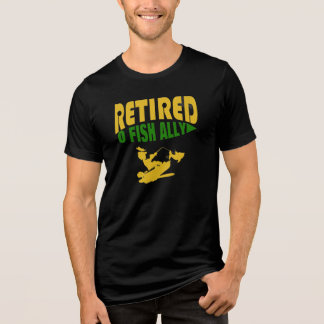 funny retirement of a fisherman Tri-Blend shirt