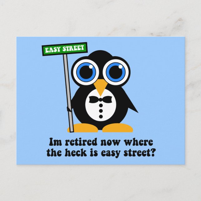 funny retirement postcard (Front)