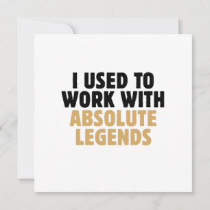 Funny Retirement Present for Colleague Boss Invitation