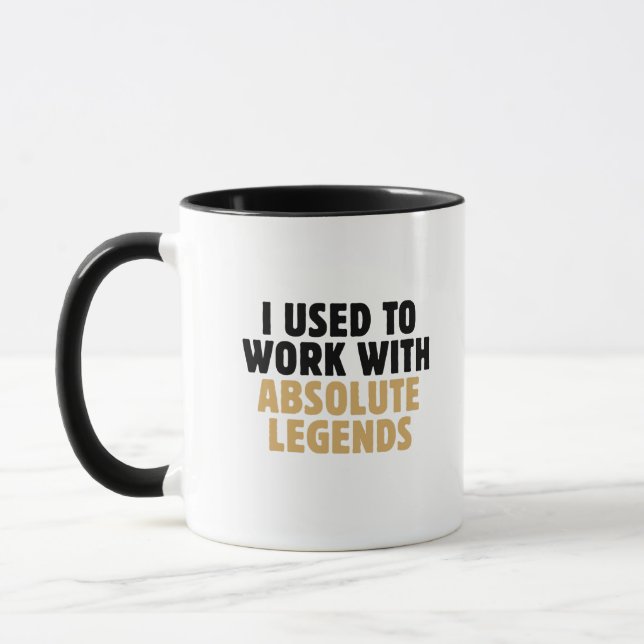 Funny Retirement Present for Colleague Boss Mug (Left)