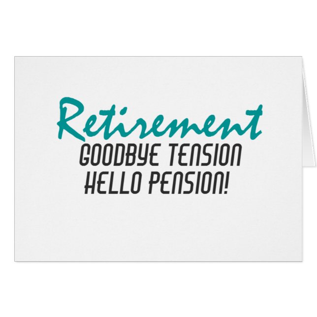 Funny Retirement Quote (Front Horizontal)
