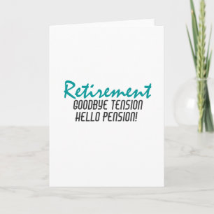 Funny Retirement Quote Card