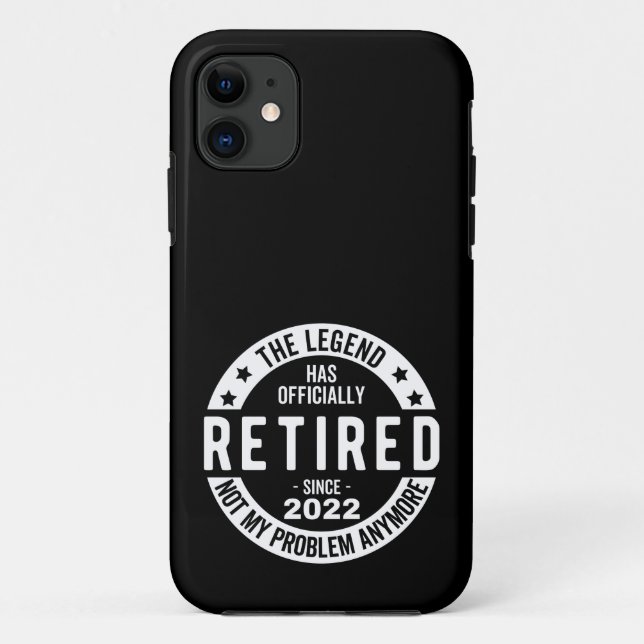 funny retirement, retired, retired firefighter, re Case-Mate iPhone case (Back)
