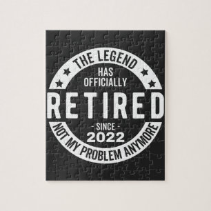 funny retirement, retired, retired firefighter, re jigsaw puzzle