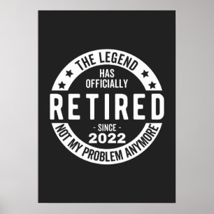 funny retirement, retired, retired firefighter, re poster