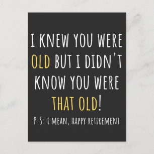 funny retirement, retired, retired teacher, retire holiday postcard