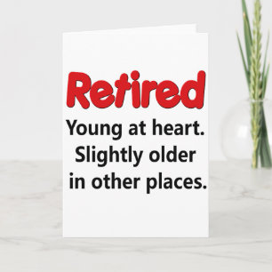 Funny Retirement Saying Card