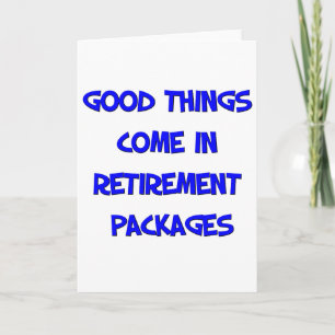 Funny Retirement Saying Card