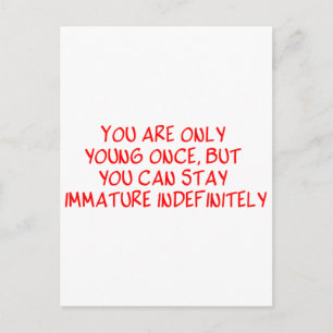 Funny Retirement Saying Postcard