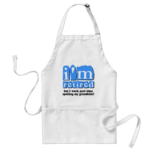 Funny retirement standard apron (Front)