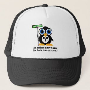 funny retirement trucker hat