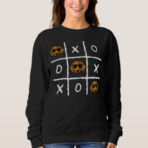 Funny Retriever Golden Dog Mum Nostalgic Game Sweatshirt