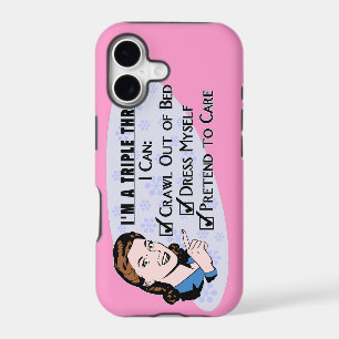 Funny Retro 50's Sarcastic Woman: Triple Threat