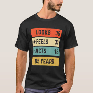 Funny Retro 85th Birthday 85 Years Old Born In 193 T-Shirt