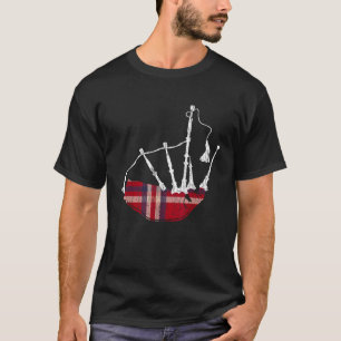 Funny Retro Bagpipe Shirt Scottish Bagpiper Gift B