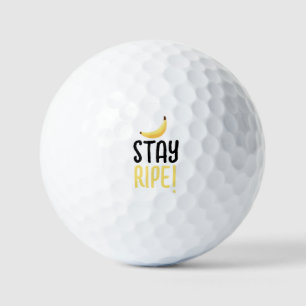 Funny Retro Banana Party Favours Puns Editable Golf Balls