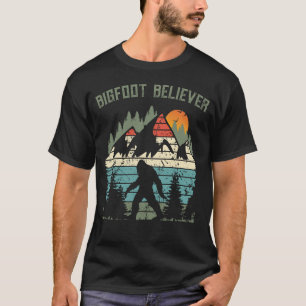 Funny Retro Bigfoot Believer T-Shirt