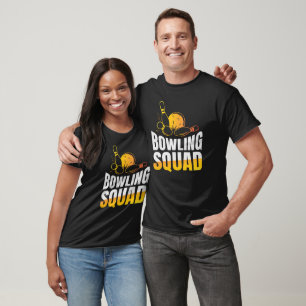 Funny Retro Bowling Squad Team T-Shirt
