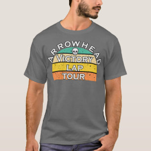 Funny Retro Bus Vector Quote Arrowhead Victory Lap T-Shirt