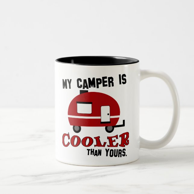 Funny Retro Camper Coffee Mug (Right)