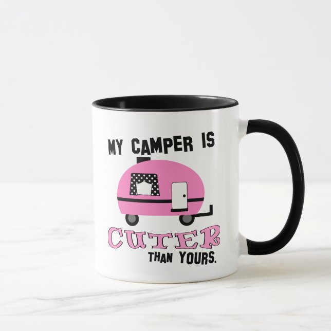 Funny Retro Camper Coffee Mug (Right)