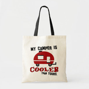 Funny Retro Camper Tote Bag
