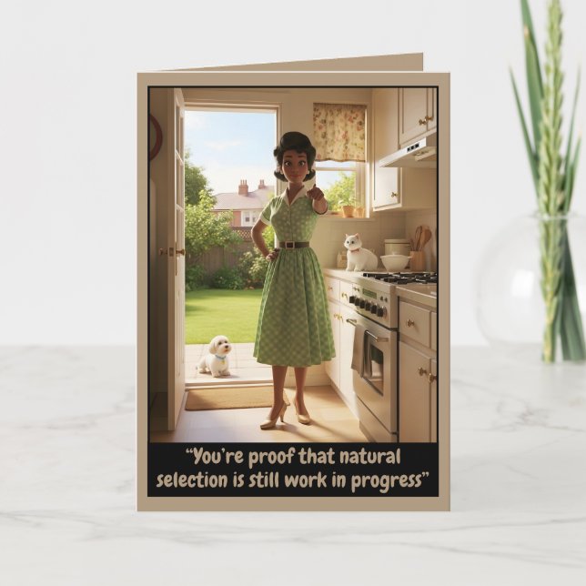 Funny retro  card (Front)