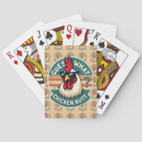  Funny Retro Chicken Butt Joke Design