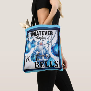 Funny Retro Christmas Tote Bag
