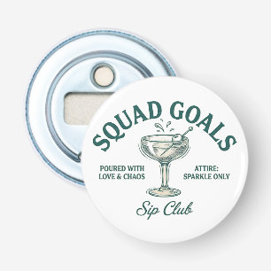 Funny Retro Cocktail Party Design Bottle Opener