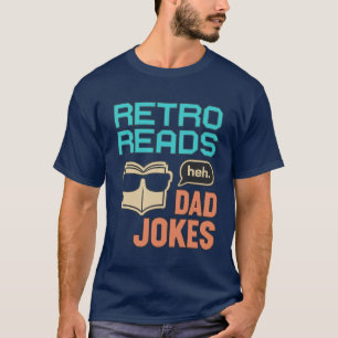 Funny Retro Dad Jokes T-Shirt -  Father's Day Gift