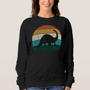 Funny Retro Dinosaur - Great Brachiosaurus Lovers  Sweatshirt