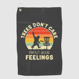 Funny Retro Disc Golf Design   Frisbee Lovers Towel