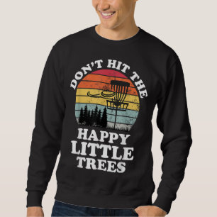Funny Retro Disc Golf Frisbee Golfing Player Sport Sweatshirt