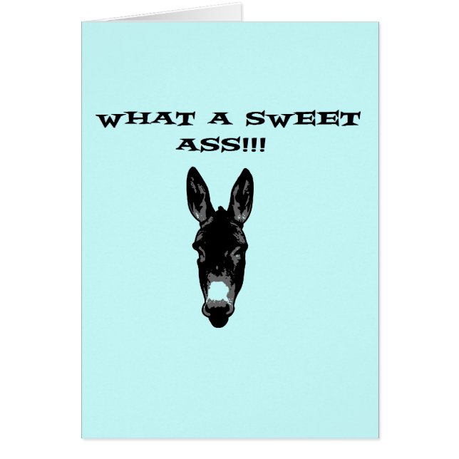 Funny Retro Donkey SweetAss (Front)
