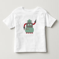 Funny Retro Driller Robot