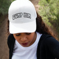 Funny Retro Dump Him Breakup Divorce White & Black