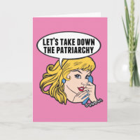Funny Retro Feminist Pop Art Anti Patriarchy Quote