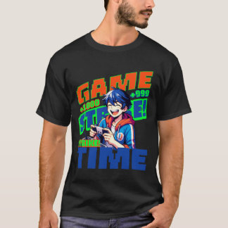 Funny Retro Game Time Mens Tshirts Strike