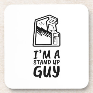 Funny Retro Gamer Arcade Old School 80's Video Gam Coaster